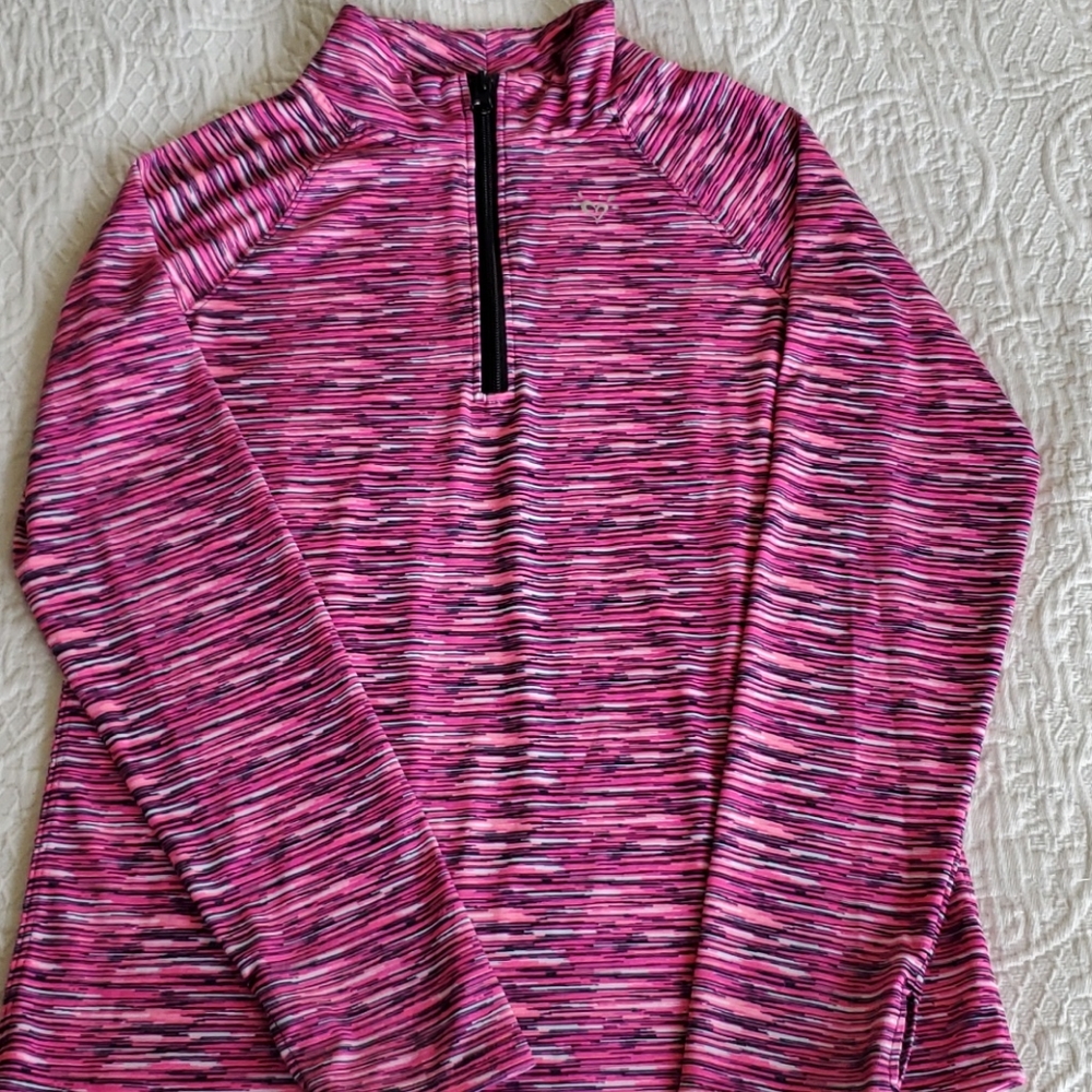 Girls top with zipper